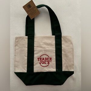 Trader Joe’s mini tote in green
